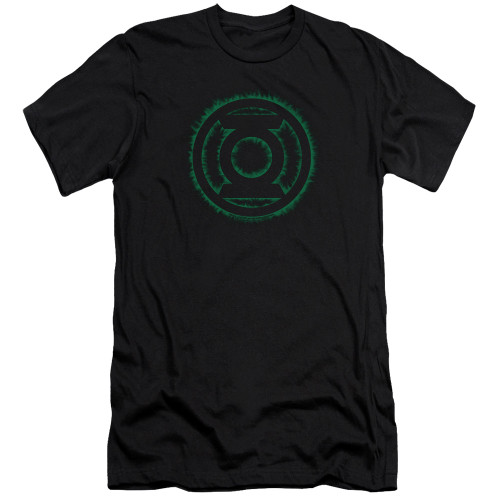 Green Lantern Premium Canvas Premium Shirt - Green Flame Logo