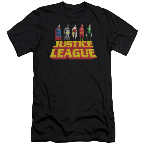Justice League of America Premium Canvas Premium Shirt - Standing Above