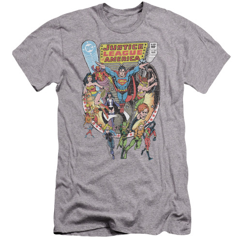 Justice League of America Premium Canvas Premium Shirt - Team Up
