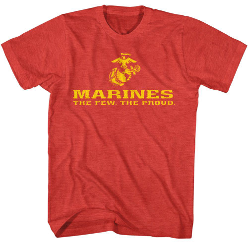 U.S. Marine Corps T Shirt - Few and Proud Logo Bright