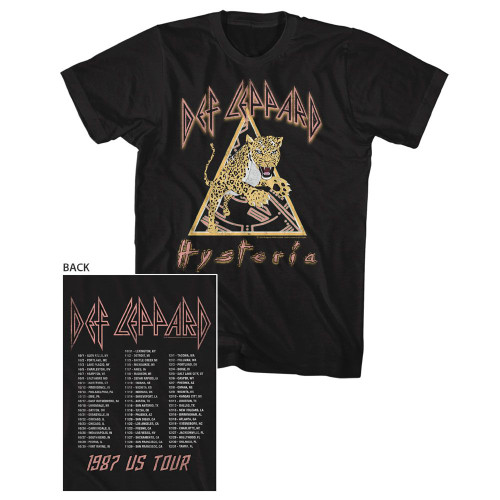 Def Leppard T-Shirt - Hysteria 1987 US Tour