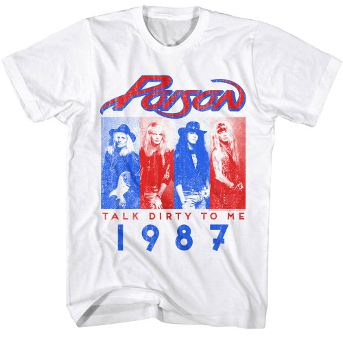 Poison T-Shirt - Talk Dirty 1987