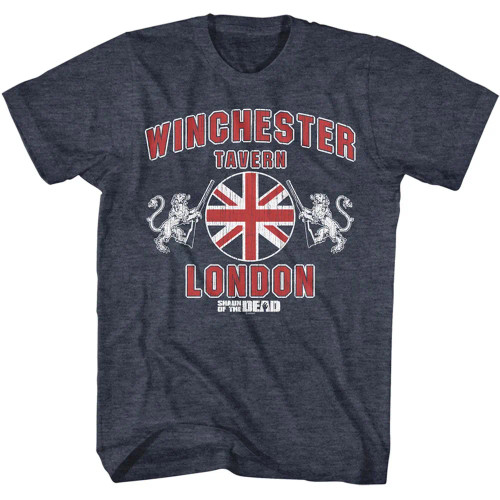 Shaun of the Dead Winchester London Heather T-Shirt