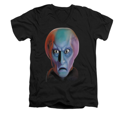 Image for Star Trek V Neck T-Shirt - Balok Head