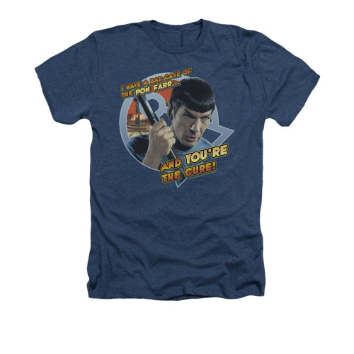 Image for Star Trek Heather T-Shirt - I've Got a Bad Case of the Pon Far