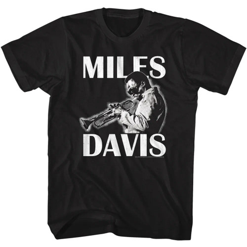 Miles Davis T-Shirt - Playing the Trumpet