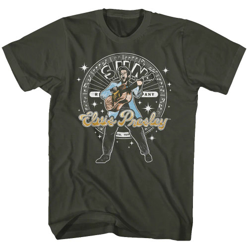 Sun Records T-Shirt - Elvis Circle and Sparkles