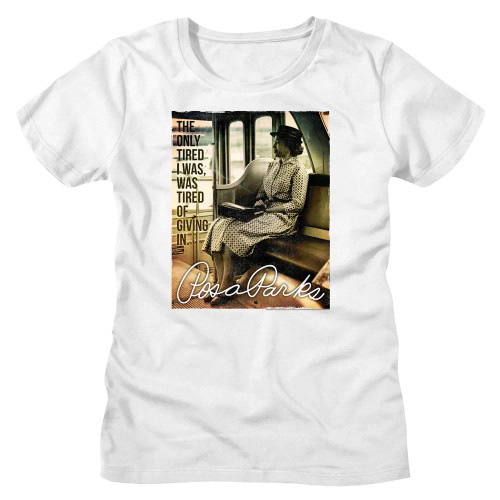 Rosa Parks Girls T-Shirt - The Only Tired