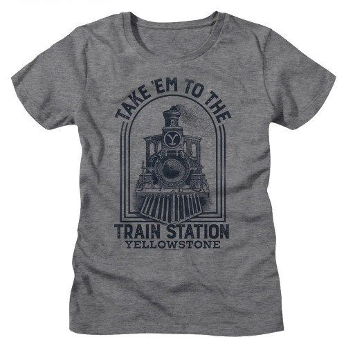 Yellowstone Girls T-Shirt - To The Train Station