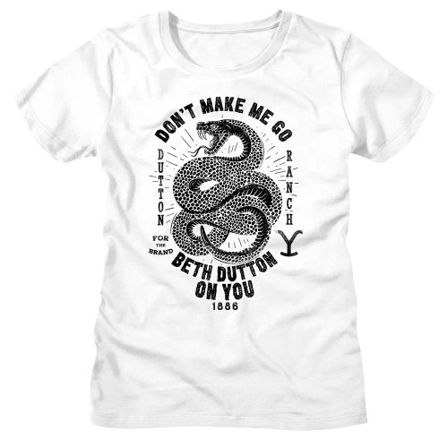 Yellowstone Girls T-Shirt - Snake Dont Make Me