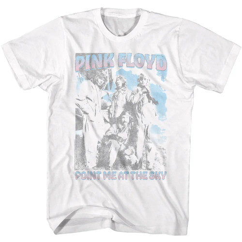 Pink Floyd T-Shirt - White Point Me At The Sky