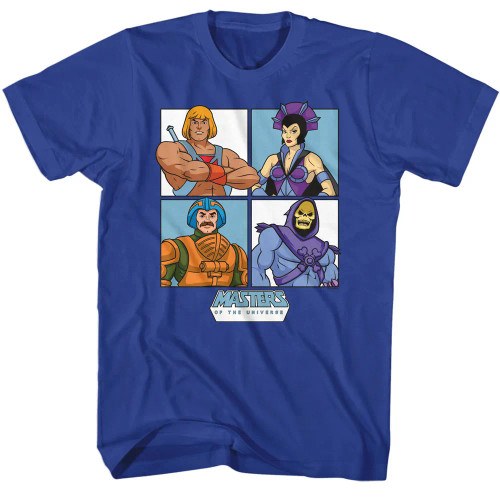 Masters of the Universe T-Shirt - Four Character Squares