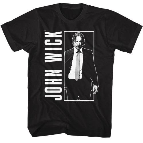 John Wick T-Shirt - Simple Black and White