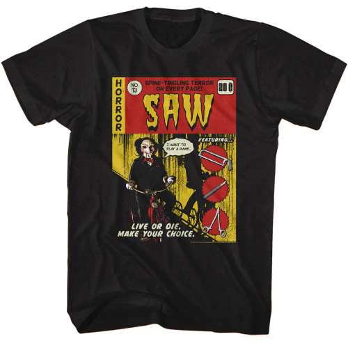 Saw T-Shirt - Jigsaw Comic Book