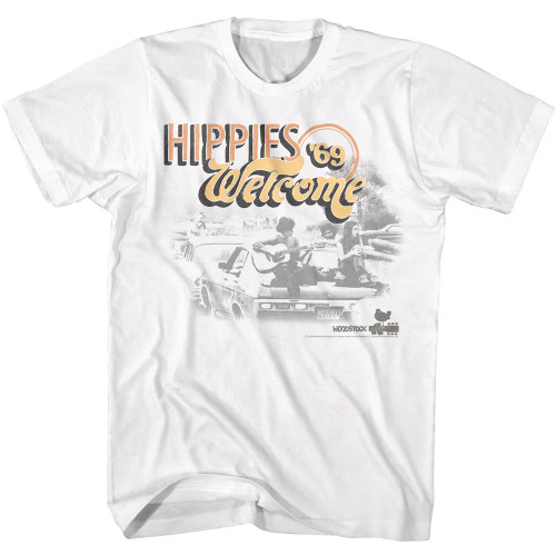 Woodstock T-Shirt - Hippies Welcome 69