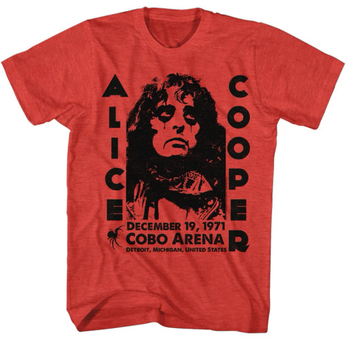 Alice Cooper T-Shirt - Cobo Arena 1971