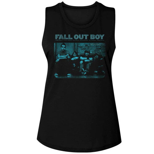 Fall Out Boy Take This To Your Grave Ladies Muscle Tank Top