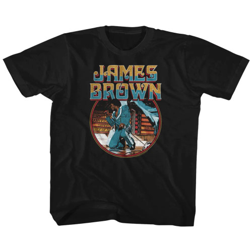 James Brown Kneel Circle Toddler T-Shirt
