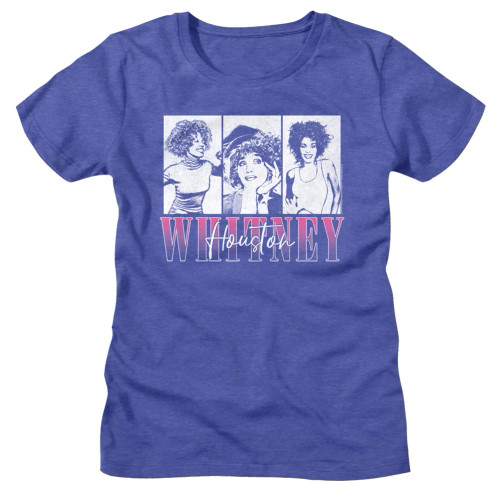 Whitney Houston Girls T-Shirt - Three Rectangles