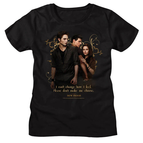 Twilight II Girls (Juniors) T-Shirt - New Moon Poster