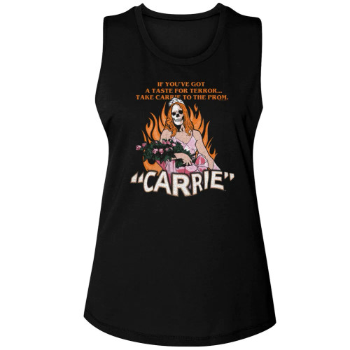 Carrie Deadly Prom Ladies Muscle Tank Top