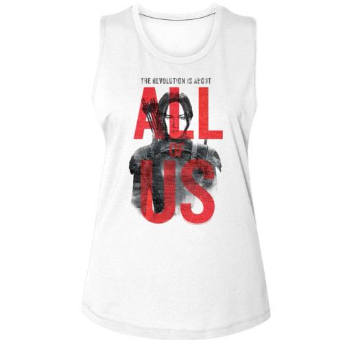 The Hunger Games All of Us Ladies Muscle Tank Top