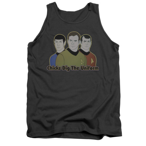 Image for Star Trek Tank Top - Chicks Dig the Uniform