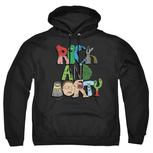 Rick and Morty Hoodie - Illustrated Logo