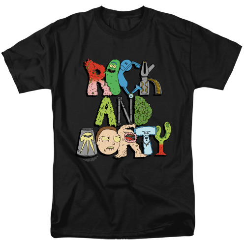 Rick and Morty T-Shirt - Illustrated Logo