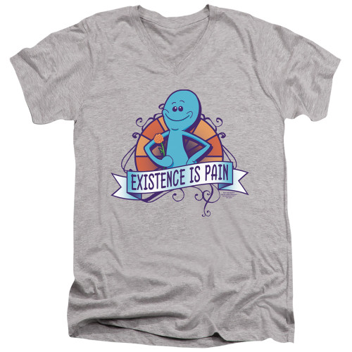 Rick and Morty V Neck T-Shirt - Existence is Pain