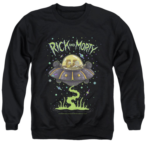 Rick and Morty Crewneck - Drunk Rick Ship