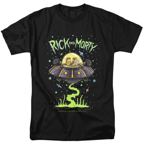 Rick and Morty T-Shirt - Drunk Rick Ship