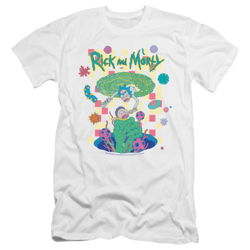 Rick and Morty Premium Canvas Premium Shirt - Falling Portals