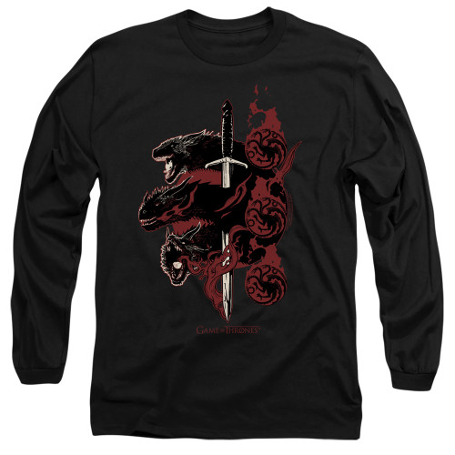 Game of Thrones Long Sleeve T-Shirt - Targaryen Dragons