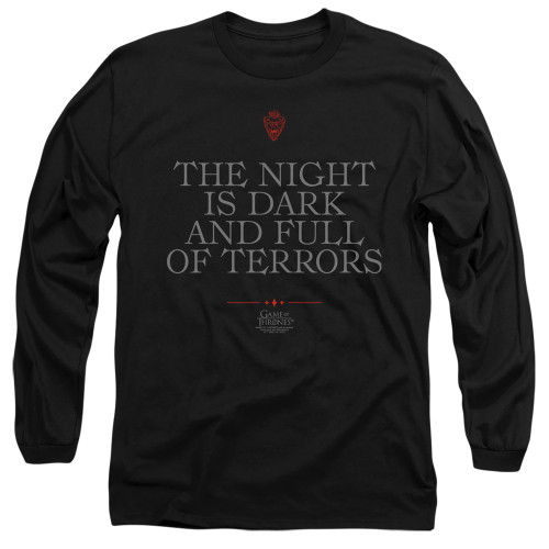 Game of Thrones Long Sleeve T-Shirt - Night is Dark