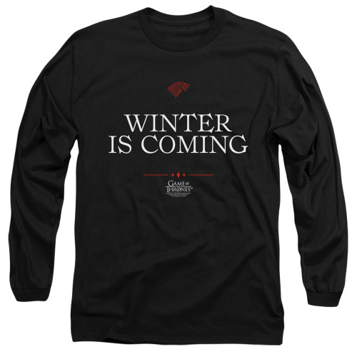 Game of Thrones Long Sleeve T-Shirt - Winter is Coming Text