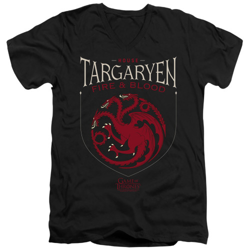 Game of Thrones T-Shirt - V Neck - House Targaryen Sigil