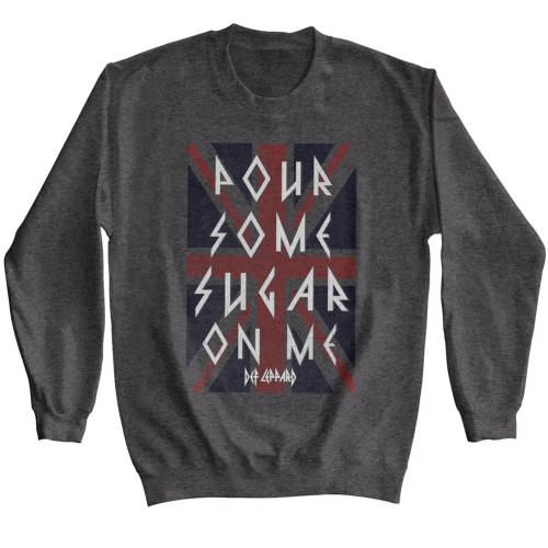 Def Leppard Long Sleeve Sweatshirt - Sugar