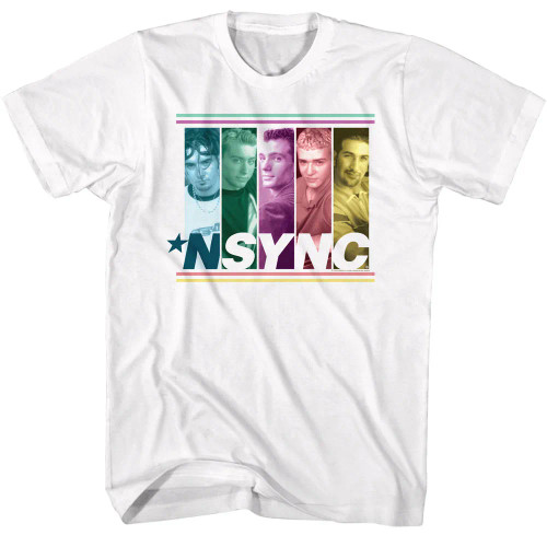 NSYNC T-Shirt - Multicolored Boxes