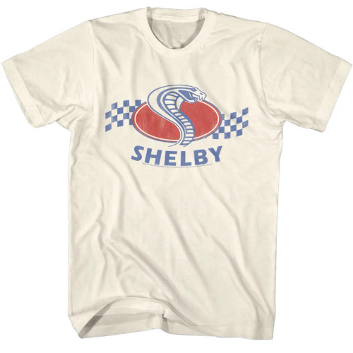 Shelby Cobra T Shirt - Cobra Snake Checkers