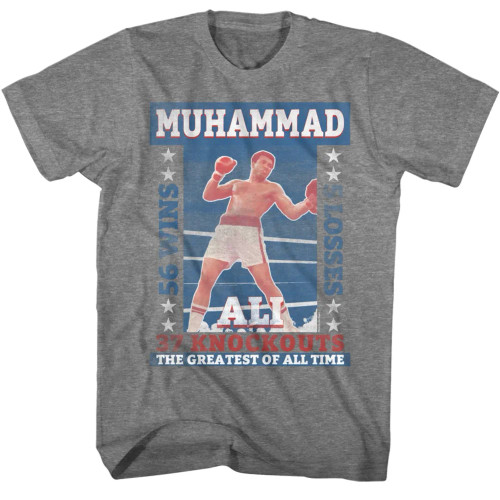 Muhammad Ali T-Shirt - Fight Record