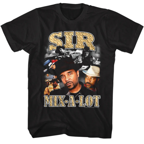 Sir Mix a Lot T-Shirt - Collage