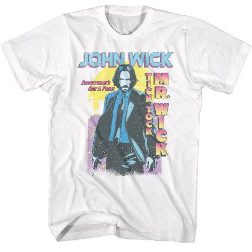 John Wick T-Shirt - Tick Tock Mr Wick Gradient