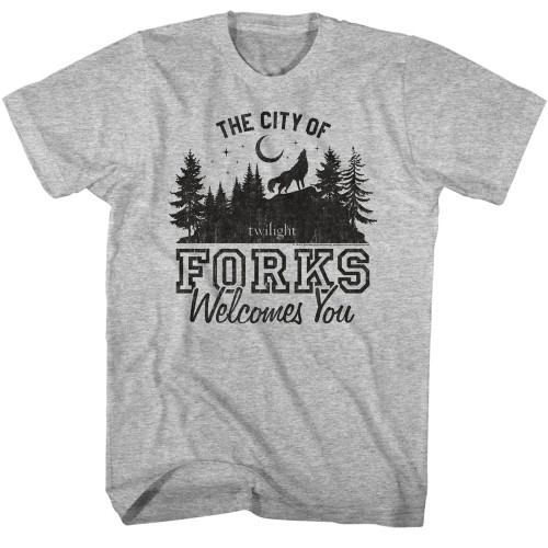 Twilight T-Shirt - Grey City of Forks