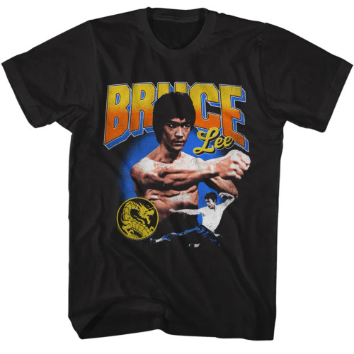 Bruce Lee T-Shirt - Gradient Text