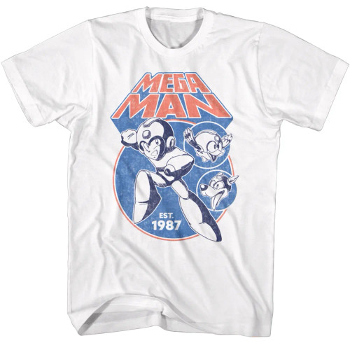 Mega Man T-Shirt - Mega Circles