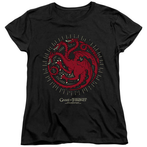 Game of Thrones Woman's T-Shirt - Targaryen Burst Sigil