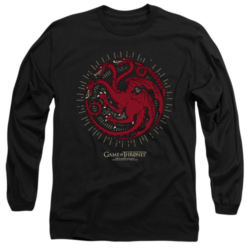 Game of Thrones Long Sleeve T-Shirt - Targaryen Burst Sigil