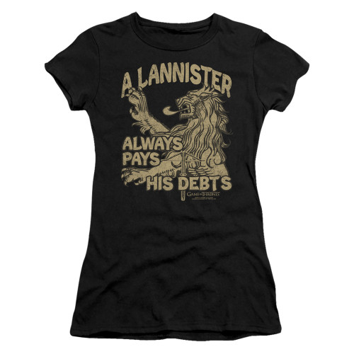 Game of Thrones Girls T-Shirt - Debts