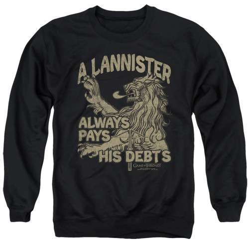 Game of Thrones Crewneck - Debts